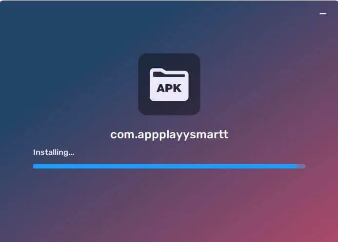 5. Smart Play APK will be Installed on your Emulator