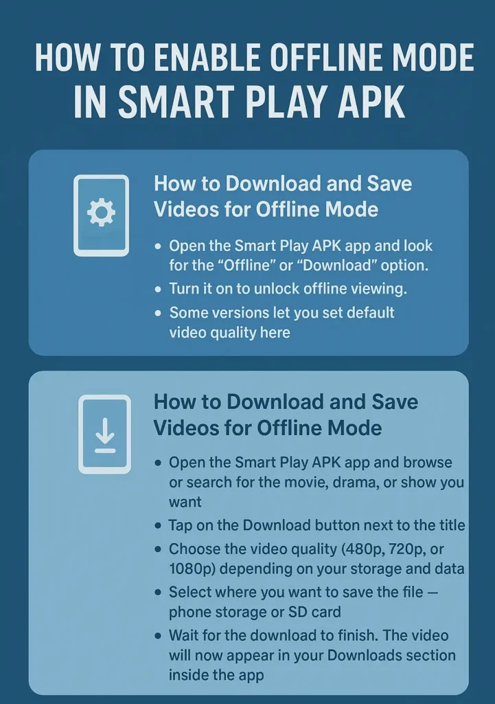 How to Enable Offline Mode in Smart Play APK