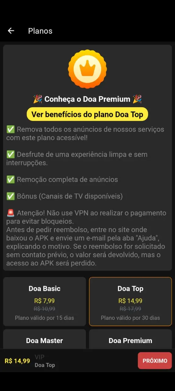 Smart Play Lite APK VIP Plans